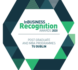 Image for TU Dublin Graduate Business School  Wins Two InBusiness Recognition Awards 